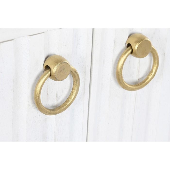 Aparador DKD Home Decor Metal Blanco Madera de mango (152 x 40 x 77 cm) 5 Aparador DKD Home Decor Metal Blanco Madera de mango (152 x 40 x 77 cm) 5