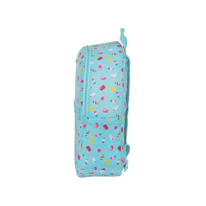 Mochila Escolar Safta Turquesa 8