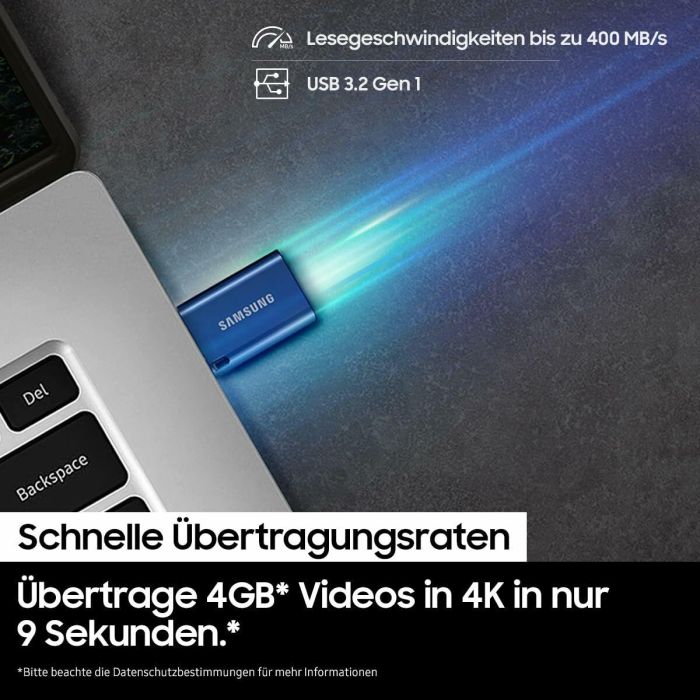 Memoria USB Samsung MUF-512DA4/APC Gris 512 GB 3 Memoria USB Samsung MUF-512DA4/APC Gris 512 GB 3