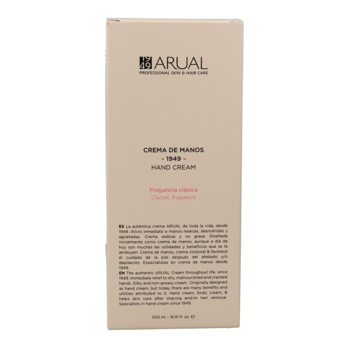Arual Crema de Manos 500 mL Arual Crema de Manos 500 mL