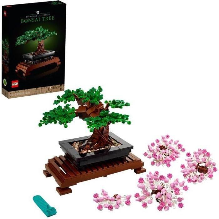 LEGO Creator Expert 10281 Bonsai Creative Hobby para adultos, kit de decoración botánica de bricolaje