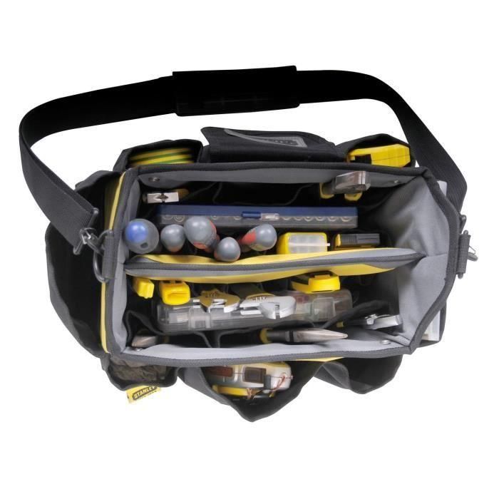 STANLEY Cesta de herramientas con bandolera 30cm vacía 3 STANLEY Cesta de herramientas con bandolera 30cm vacía 3
