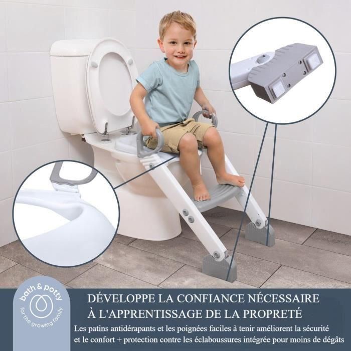 Dreambaby AAAAT52797 Reductor de Inodoro y Orinal de Entrenamiento Step-Up 2 Etapas Ajustables Aqua 4 Dreambaby AAAAT52797 Reductor de Inodoro y Orinal de Entrenamiento Step-Up 2 Etapas Ajustables Aqua 4