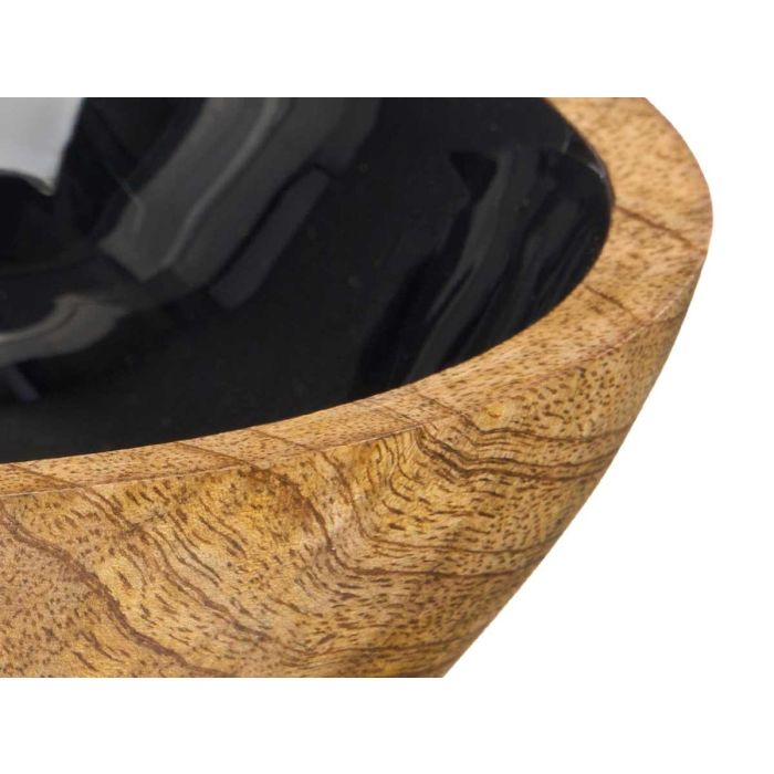 Plato Hondo 20 Cm Madera Mango Negro Giftdecor (12 Unidades) 3 Plato Hondo 20 Cm Madera Mango Negro Giftdecor (12 Unidades) 3