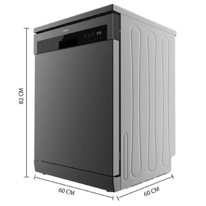 Cecotec Lavavajillas 13 cubiertos 6110 Libre instalación Gris oscuro Clase E, 6 programas 1 Cecotec Lavavajillas 13 cubiertos 6110 Libre instalación Gris oscuro Clase E, 6 programas 1