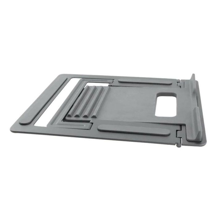 Coolbox Soporte Atril Portátil Hasta 17 Pulgadas, Aleación de Aluminio, Gris Espacial, 4 Posiciones Ajustables 3