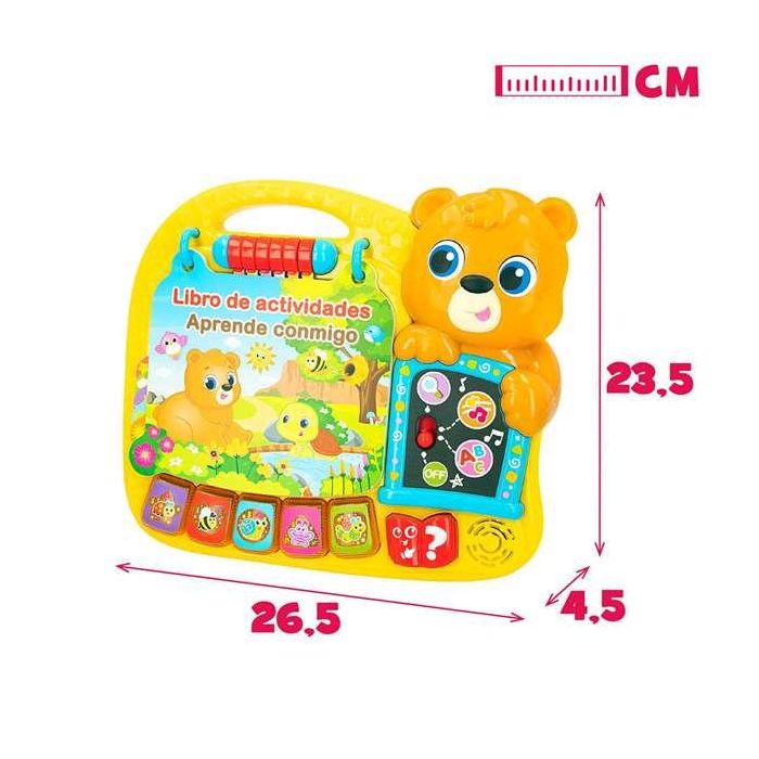 Libro interactivo actividades con luz, sonidos y melodias. 29x5.5x26.5 cm 5 Libro interactivo actividades con luz, sonidos y melodias. 29x5.5x26.5 cm 5