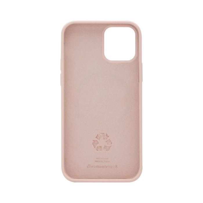 dbramante1928 Funda Monaco para iPhone 13, Silicona Reciclada, Pink Sand, 3 Capas Protección, MagSafe 5