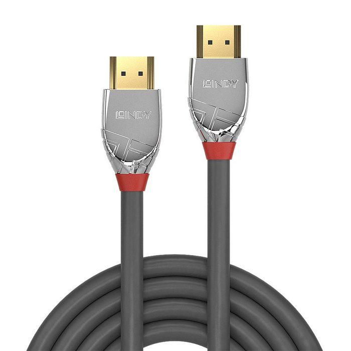 Lindy Cromo Line Cable HDMI Alta Velocidad 5m, UHD 4K 60Hz 18Gbps, HDMI 2.0, Triple Blindado, Contactos Chapados Oro 1 Lindy Cromo Line Cable HDMI Alta Velocidad 5m, UHD 4K 60Hz 18Gbps, HDMI 2.0, Triple Blindado, Contactos Chapados Oro 1