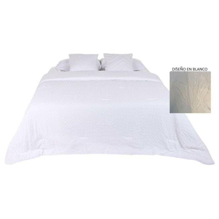 Colcha Boho DKD Home Decor Blanco 260 x 180 cm