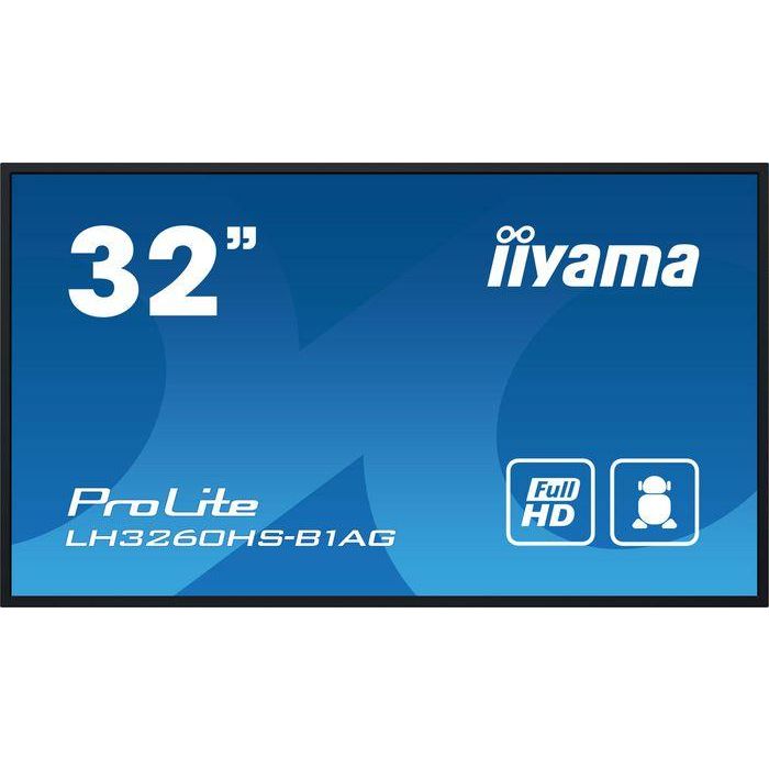 IIYAMA LH3260HS-B1AG Pantalla LED 31.5" Full HD (1920x1080) con 3xHDMI, 2xUSB y WiFi para Uso 24/7 1 IIYAMA LH3260HS-B1AG Pantalla LED 31.5" Full HD (1920x1080) con 3xHDMI, 2xUSB y WiFi para Uso 24/7 1