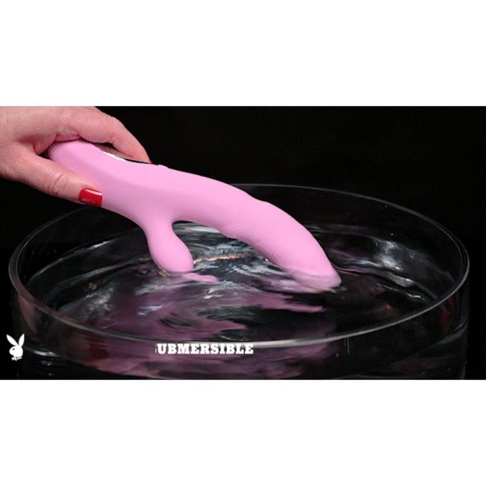 Vibrador Doble Estimulación Evolved Playboy Rosa 10 Vibrador Doble Estimulación Evolved Playboy Rosa 10