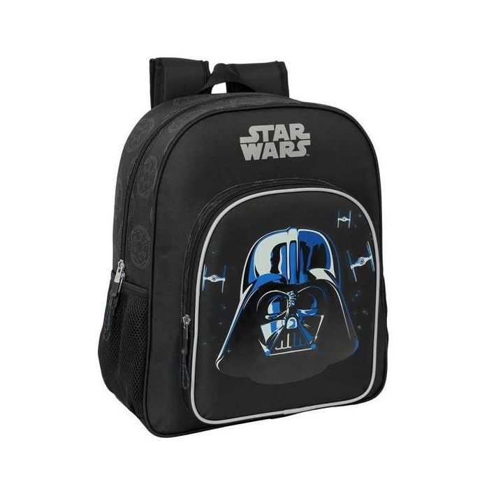 Mochila Escolar Star Wars Rebellion Negro 32 x 38 x 12 cm