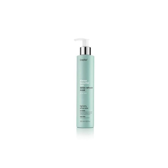 Erayba ABH Detox Refresh Mask 250 ml – Mascarilla Vegana Refrescante y Antipolución para Todo Tipo de Cabellos
