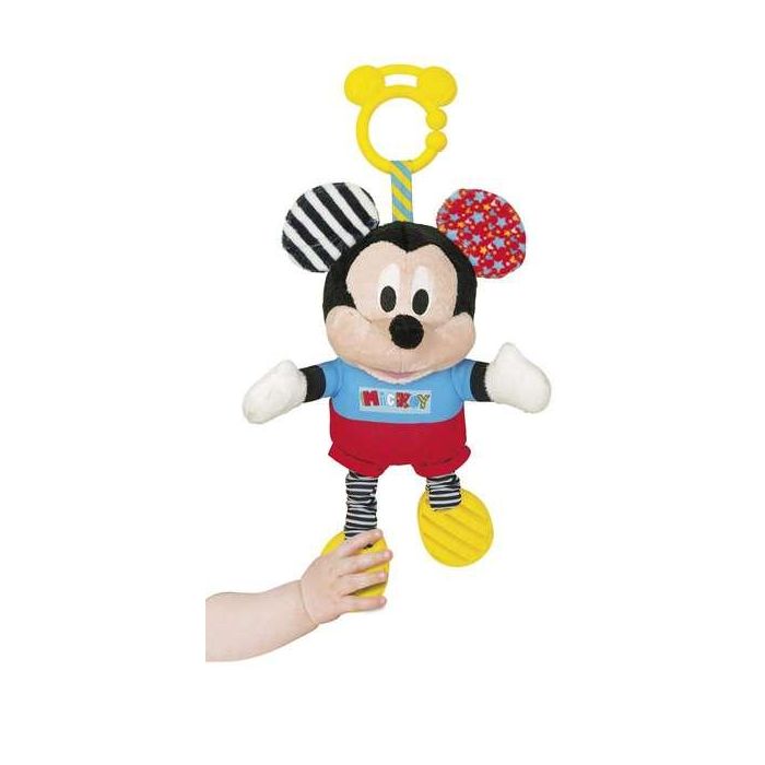 Clementoni Sonajero Mickey Peluche Texturas Con Mordedor 18x28x11 cm 9