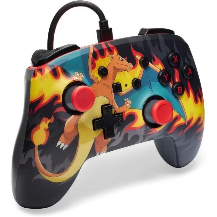 Controlador con cable - POWER A - Nintendo Switch - Charizad Firestorm 1