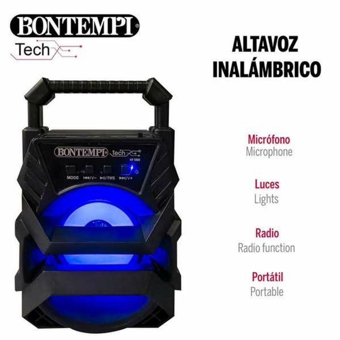 Mini altavoz karaoke con micro con luces , sonidos y cargador usb incluido. 15x10x18 cm. 6 Mini altavoz karaoke con micro con luces , sonidos y cargador usb incluido. 15x10x18 cm. 6