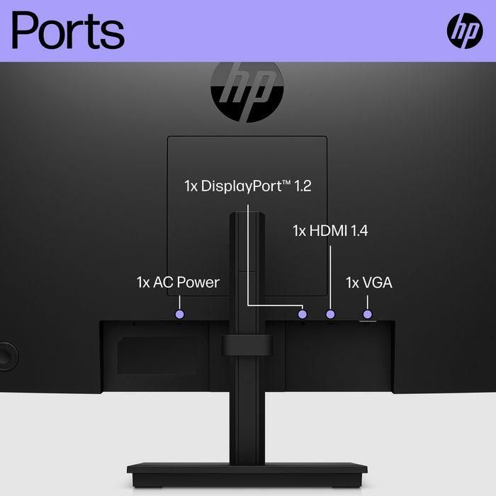 HP Monitor P22h G5 / 21,5" / FHD / VGA-HDMI-DisplayPort / Regulable Altura 18 HP Monitor P22h G5 / 21,5" / FHD / VGA-HDMI-DisplayPort / Regulable Altura 18