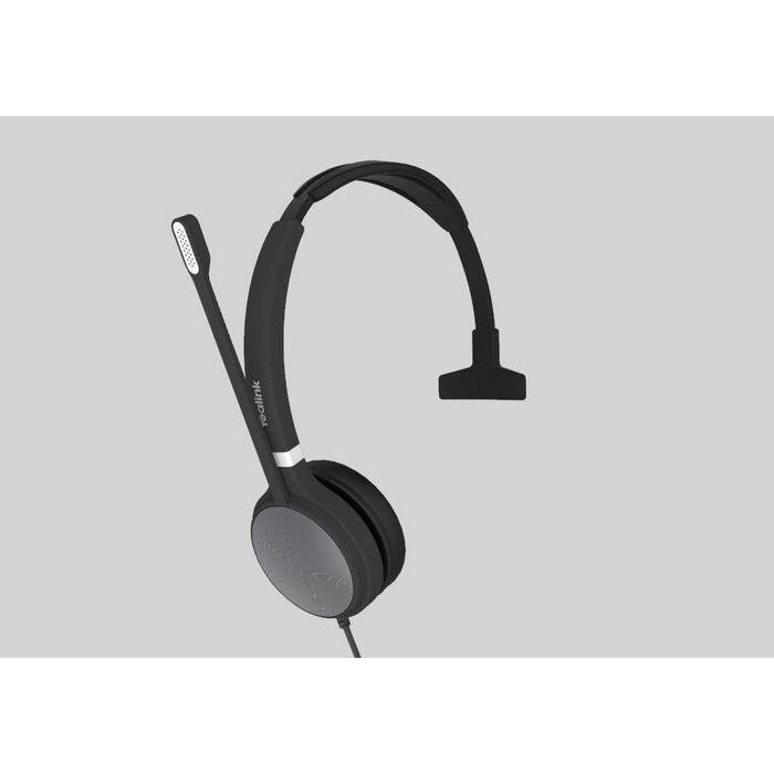 Yealink UH36 Auriculares USB con Cable para Comunicaciones Unificadas UC, Micrófono con Cancelación de Ruido, Jack 3.5mm, Cómodos 13