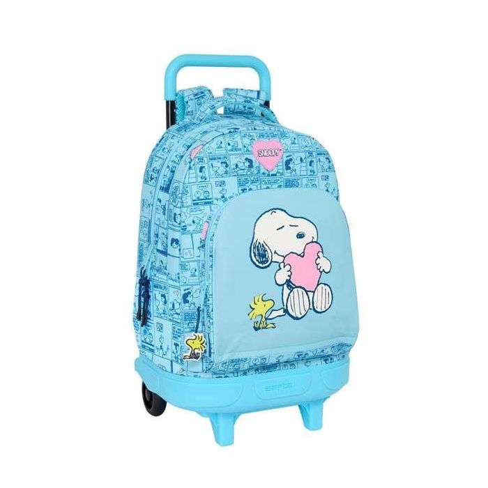 Mochila Escolar Snoopy Love Azul 33 x 45 x 22 cm 0 Mochila Escolar Snoopy Love Azul 33 x 45 x 22 cm 0