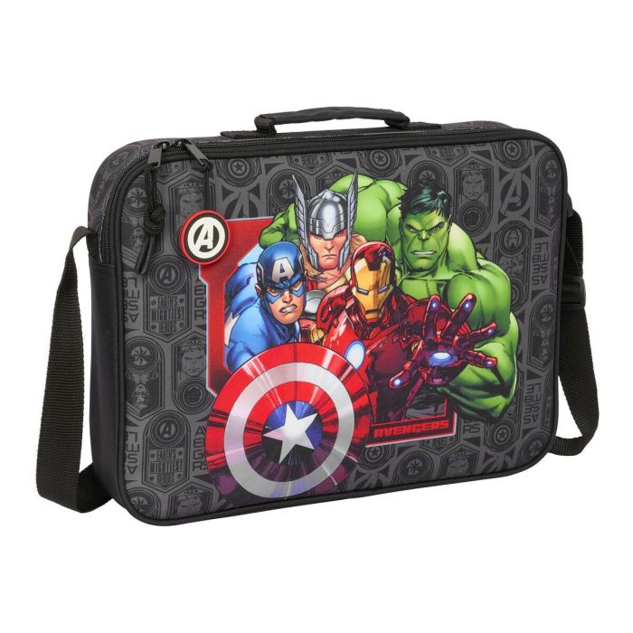 Cartera Escolar The Avengers Vendetta Negro 38 x 28 x 6 cm