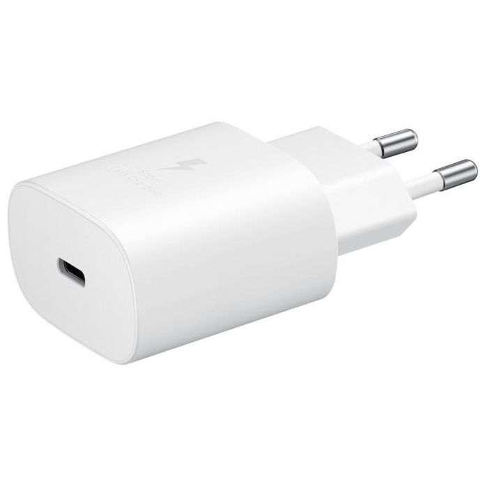 Samsung EP-TA800 Cargador Rápido USB Tipo C 25W 1m Blanco OEM 1