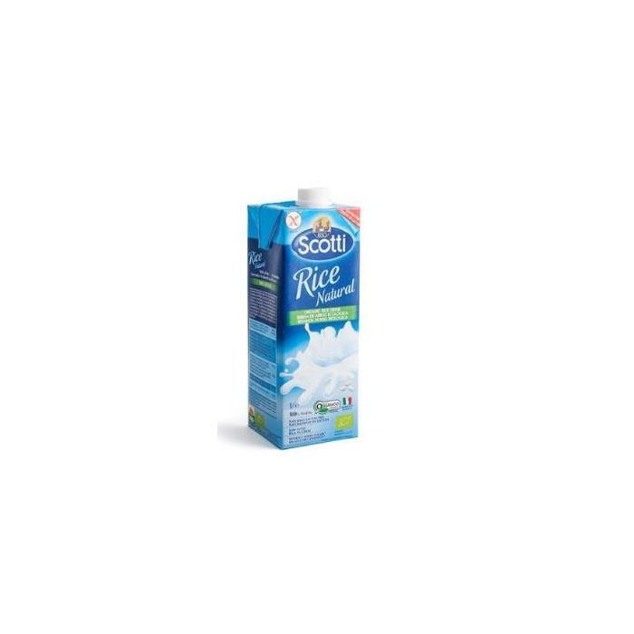 SCOTTI Bebida Vegetal de Arroz Natural 1L Bio Sin Gluten Vegana