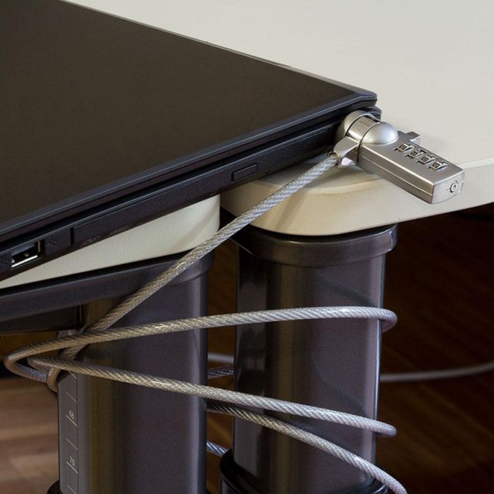 Logilink Cable antirrobo para portátil con combinación de 4 cifras, 1.50 metros, acero 5 Logilink Cable antirrobo para portátil con combinación de 4 cifras, 1.50 metros, acero 5