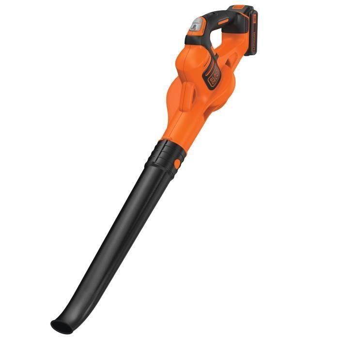 Black + Decker GWC1820PC Soplador Inalámbrico 18V 2Ah Negro 0 Black + Decker GWC1820PC Soplador Inalámbrico 18V 2Ah Negro 0