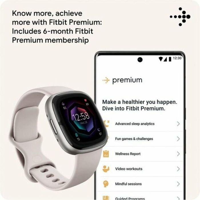 Smartwatch Google Sense 2 Blanco 1,58" 5 Smartwatch Google Sense 2 Blanco 1,58" 5