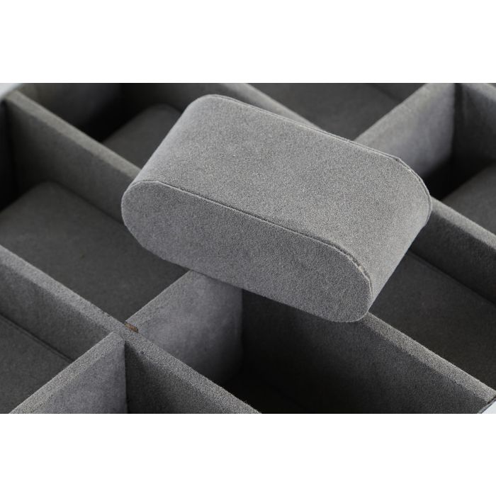 DKD Home Decor Relojero Romantico Blanco Gris 29.5 x 20.5 x 9 cm 3