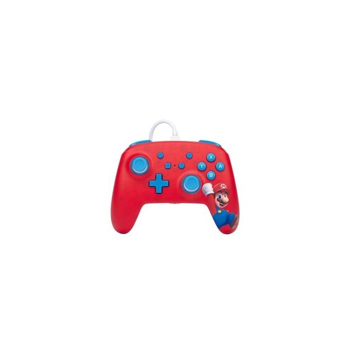 Power A NSGP0001-01 Mando con Cable Mejorado para Nintendo Switch - Diseño WOO-HOO! Mario Power A NSGP0001-01 Mando con Cable Mejorado para Nintendo Switch - Diseño WOO-HOO! Mario