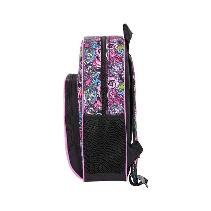 Mochila Safta Infantil Adaptable A Carro Monster High 340x280x100 mm 2 Mochila Safta Infantil Adaptable A Carro Monster High 340x280x100 mm 2