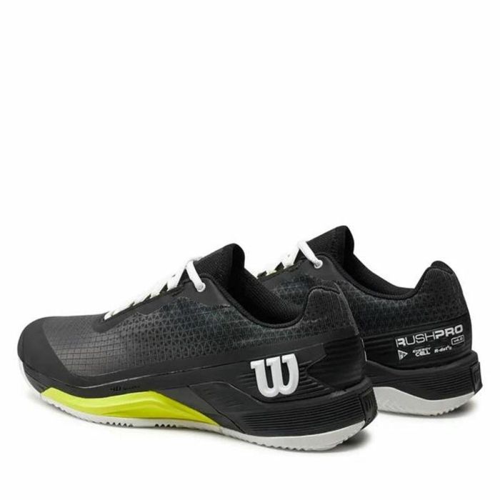 Zapatillas de Tenis para Hombre Wilson Rush Pro 4.0 Clay Negro 1 Zapatillas de Tenis para Hombre Wilson Rush Pro 4.0 Clay Negro 1