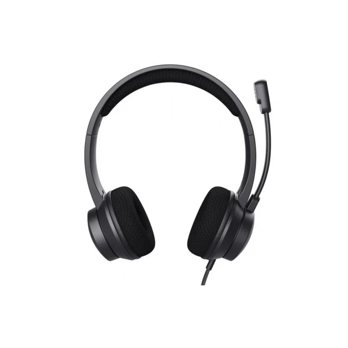 Trust Auriculares Ayda 25089 con Micrófono USB ENC Negros Cancelación Ruido Materiales Reciclados PC 2