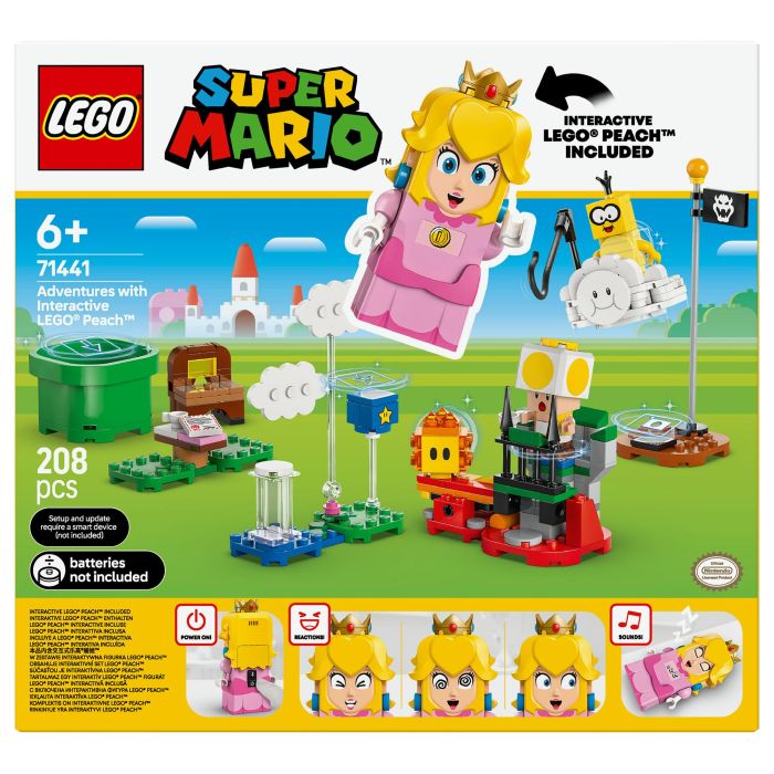 Lego Super Mario 71441 Las Aventuras de Peach Juguete Interactivo