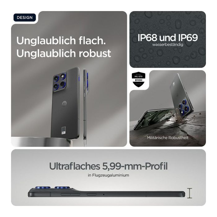 Motorola Edge 70 12GB RAM 512GB Almacenamiento Gadget Gray 4