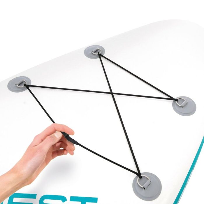 Tabla de Paddle Surf Hinchable con Accesorios Intex Aqua Quest 240 Youth Sup Infantil 2