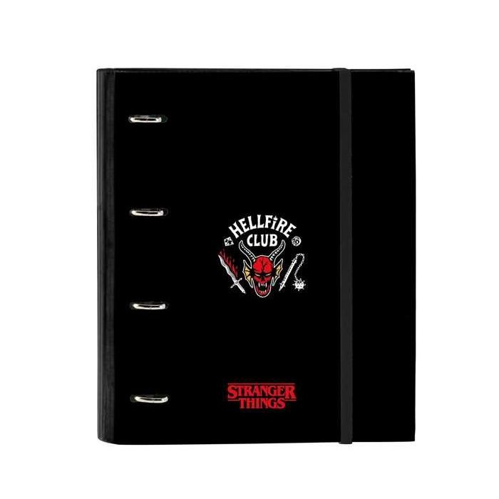 Carpeta Con Recambio Safta Din A4 Tapa Forrada 100 H 60 gr Cuadro 5 mm Con Goma Y 5 Separadores Stranger Things 2 Carpeta Con Recambio Safta Din A4 Tapa Forrada 100 H 60 gr Cuadro 5 mm Con Goma Y 5 Separadores Stranger Things 2