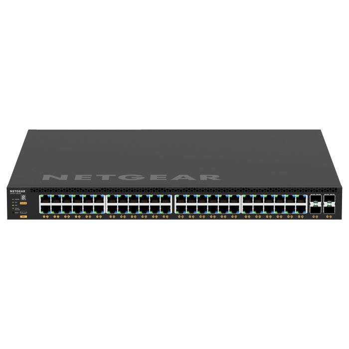 NETGEAR Switch M4350-48G4XF 52 Puertos (48x GE PoE+, 4x SFP+) Gestionado L3 Montaje en Rack 1U