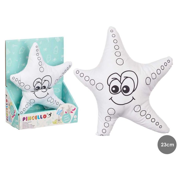 Peluche Colorear Estrella Marina Pincello 26CM (8 Unidades) Peluche Colorear Estrella Marina Pincello 26CM (8 Unidades)