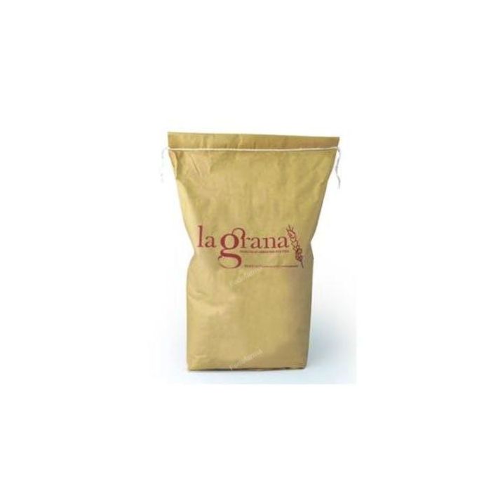 LA GRANA Harina de Trigo Integral 5 kg Ecológica Artesanal Molino Piedra - Sin Refinar, No Irradiada, Sin Aditivos