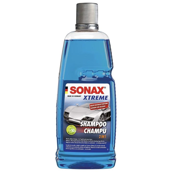 Sonax SX02153000 Champú Lavado y Secado Coche 1L se seca solo, sin manchas ni rayas
