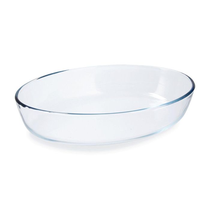 Fuente para Horno Pyrex Classic Vidrio Transparente Vidrio Ovalada 30 x 21 x 7 cm (4 Unidades) 2