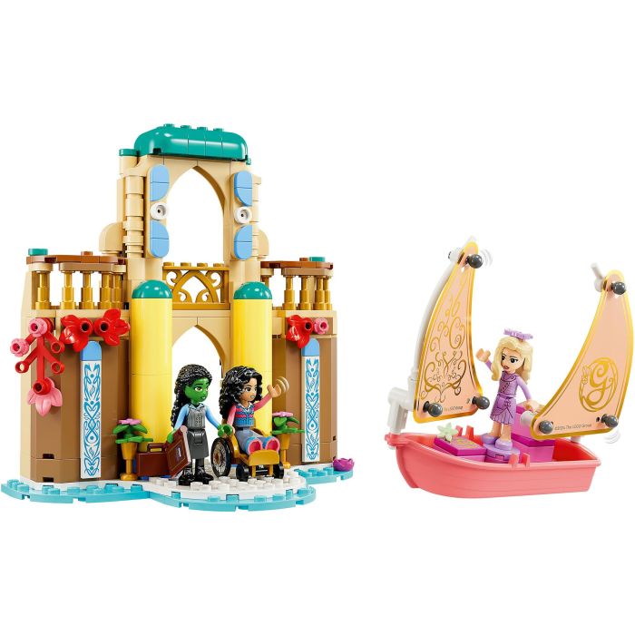 LEGO 75681 Glinda, Elphaba y Nessarose en Shiz University Set de Construcción de Fantasía, Edificio 2 plantas, Balcones, Sala Libros, Accesorios Oz +7 años 3