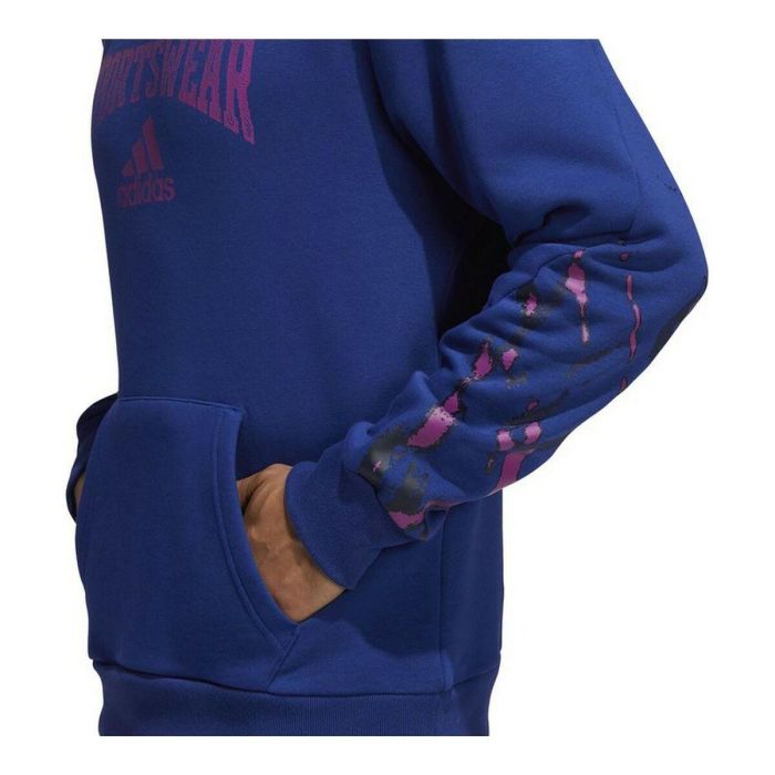 Sudadera con Capucha Hombre Adidas Reverse Retro Future Icons Azul 1