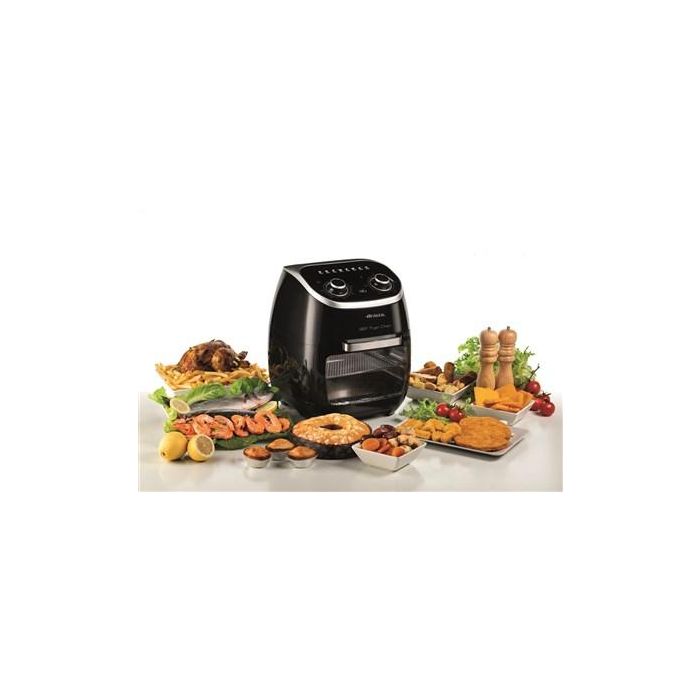Ariete 4619 Freidora de Aire y Horno con Parrilla Giratoria y Accesorios para Asar, Hornear y Cocinar Múltiples Niveles 4