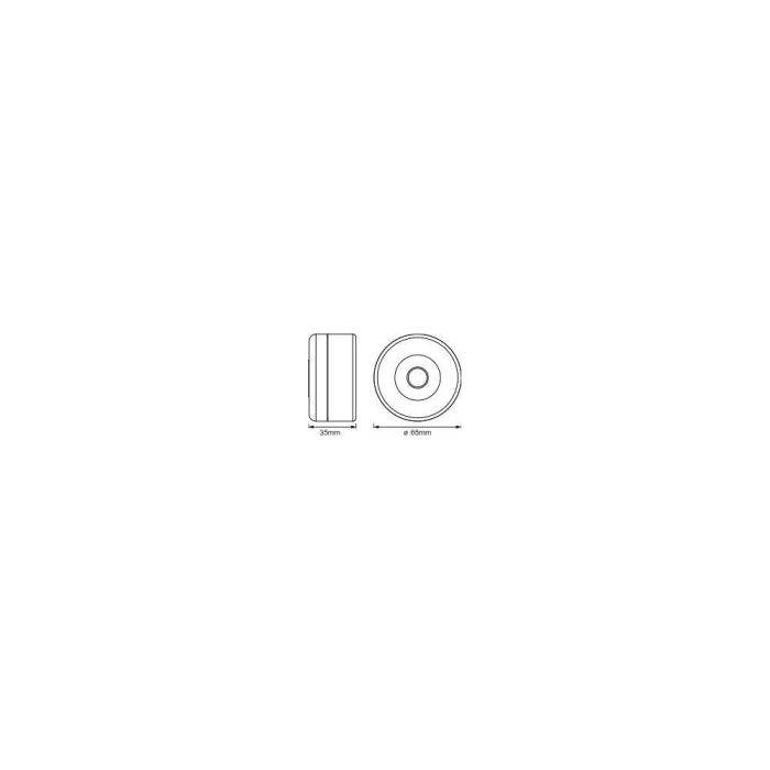 [LVE-4058075399709] Plafón LED LEDVANCE 0,45W 32Lm 4000K 120 °  Regulable IP20 2