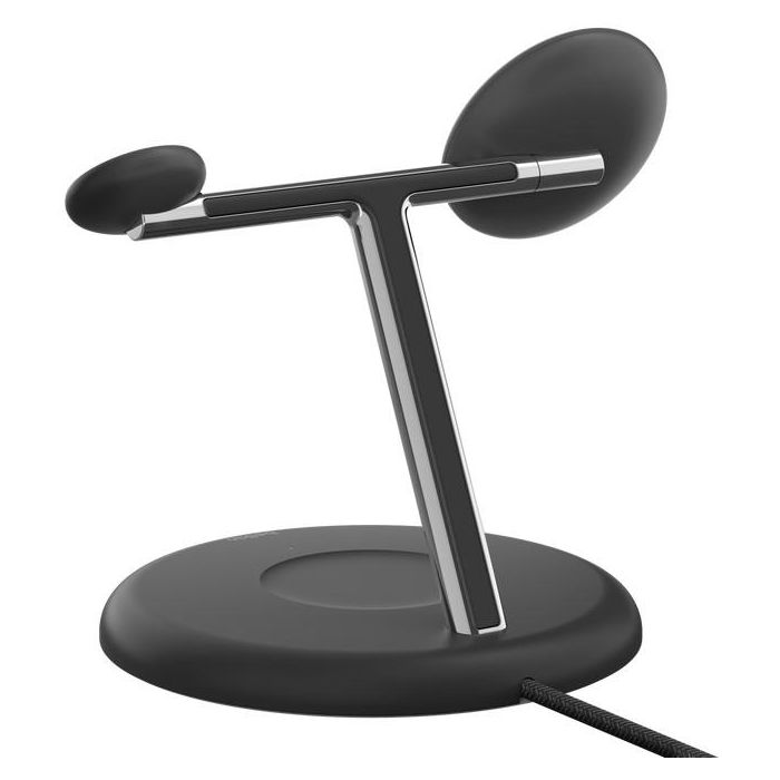 Belkin WIZ023VFBK - Estación de carga inalámbrica 3 en 1 Qi2 para iPhone, Apple Watch y AirPods, Negro 1