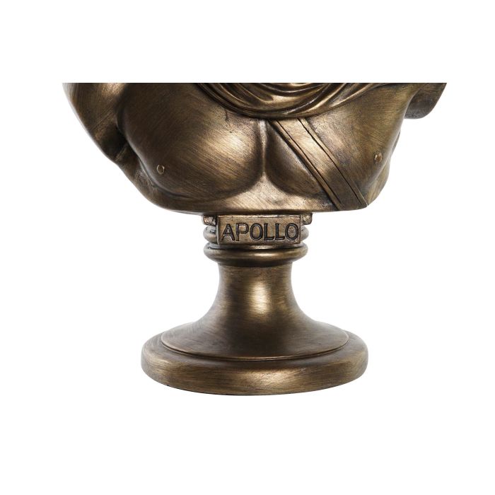 DKD Home Decor Figura Neoclásico Busto Apolo Resina Cobrizo 15 x 36 x 23.5 cm (2 Unidades) 1